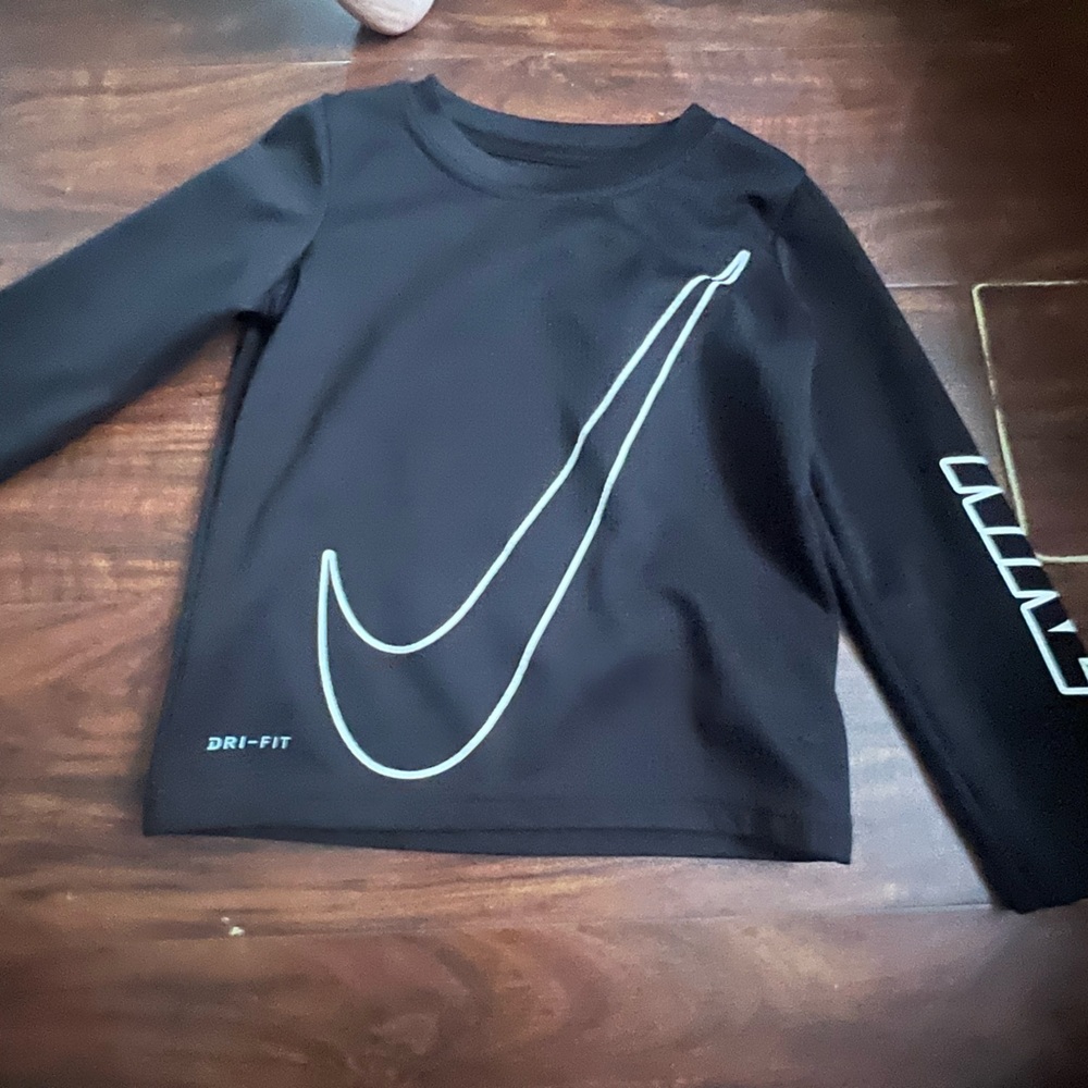 Nike Black Dri-FIT Long Sleeve Top
